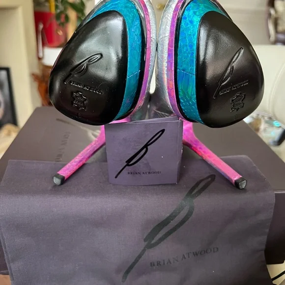 Brian Atwood Fontanne platform a ray of rainbow sunshine Fontanne size 6m - Picture 7 of 14